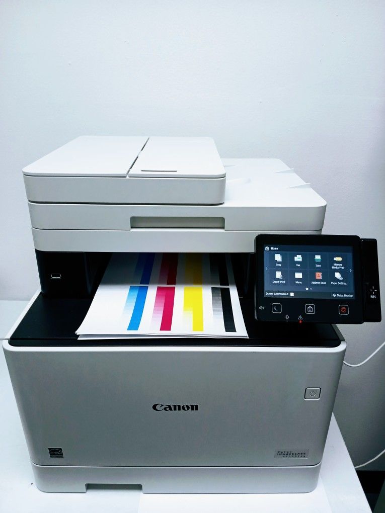 Laser Printer CANON COLOR ImageCLASS MF733cdw || Prints Automatically Double-Sided || WIRELESS || Touch Screen || Printing Speed Up To 28ppm ||