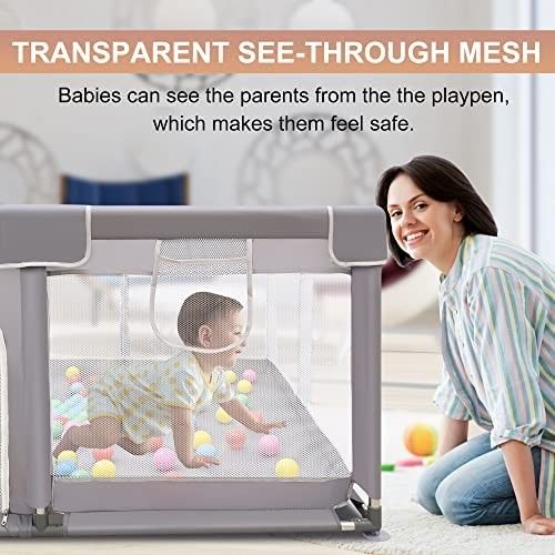 brand new Large baby play pen gray
