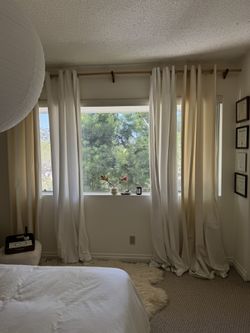 IKEA GINSTMOTT Curtains 2 Pairs 