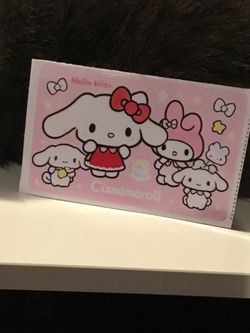 Cinnamonroll dress as hello kitty card cover