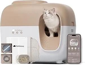 Brand NEW PETSNOWY+ Automatic Self-Cleaning Litter Box Retails $699