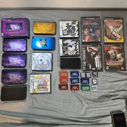 READ DESCRIPTION: Nintendo 3DS XL, Pokémon Games, Code Veronica, The Punsiher, Mister Mosquito ect