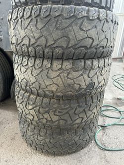 Set Of 40” Tires For 17” Wheel