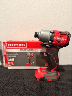 New Craftsman 20V Max Brushless Impact Driver