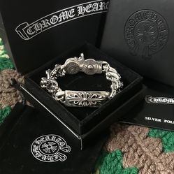 Chrome Hearts Floral Link Bracelet