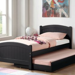 👻 Bed Twin With Trundle, NO INCLUGING MATTRESSES,  New In The Box.