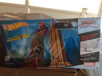 New Hot Wheels Spider-man Web Swing Drop-Out