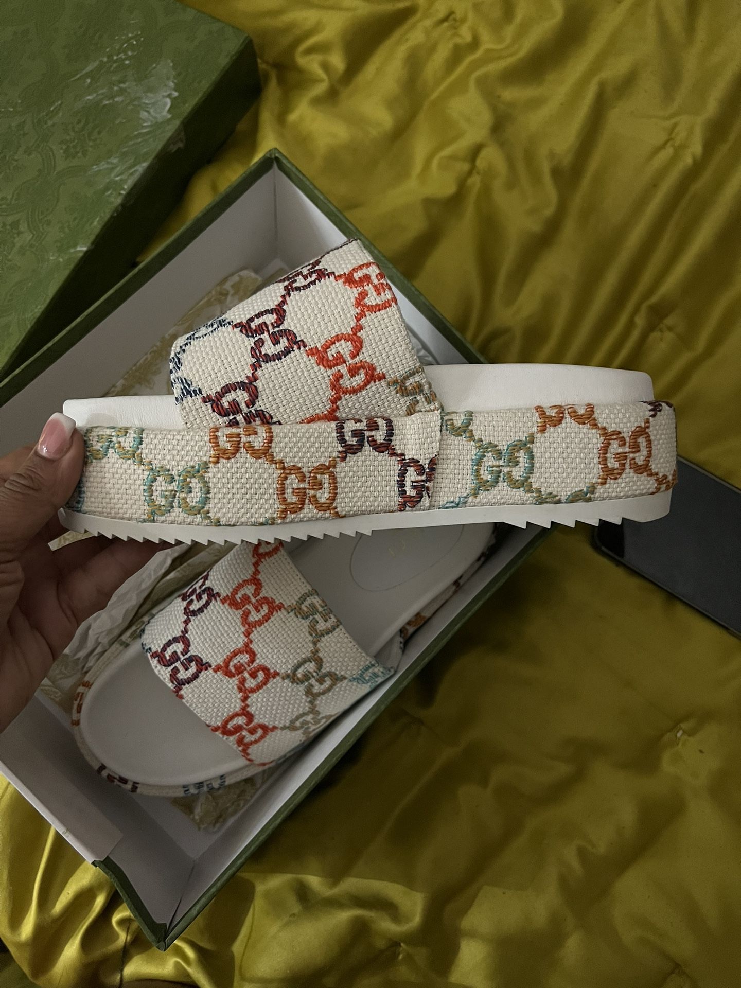 Gucci Platform Slides