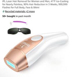 IPL Laser Hair Removal Device with Ice-Cooling
