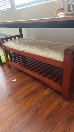 Bench brand new with plastic