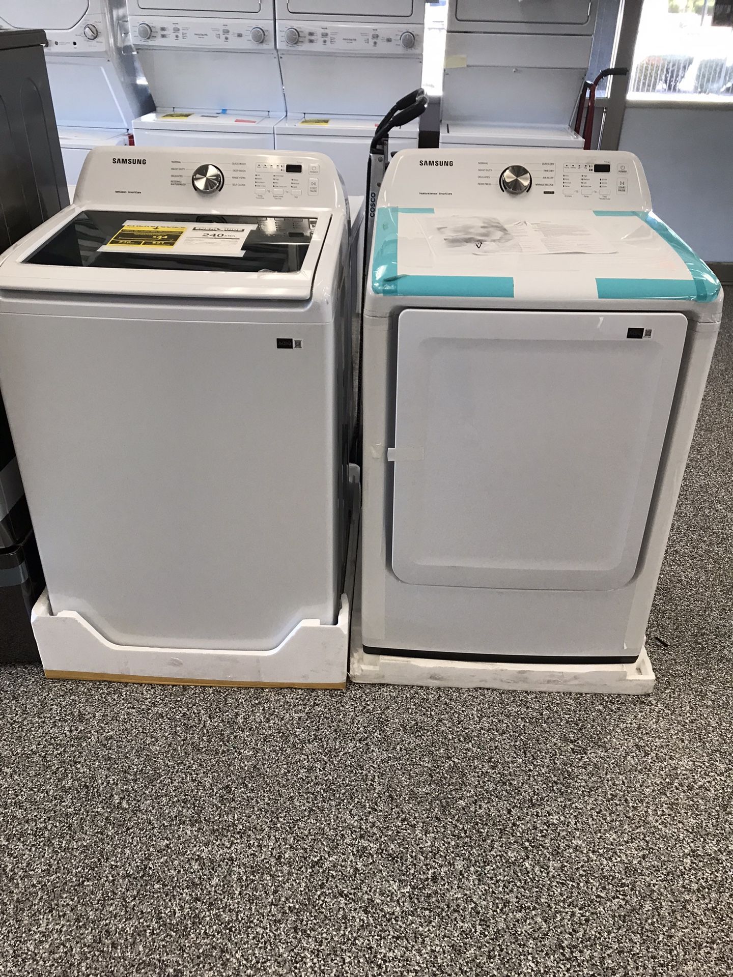 Samsung Electric Dryer & Washer Set 