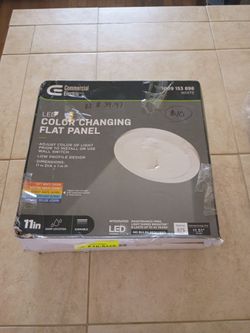 Commercial electric LED color changing flat panel