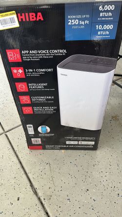Toshiba portable AC. NEW IN OPEN BOX!
