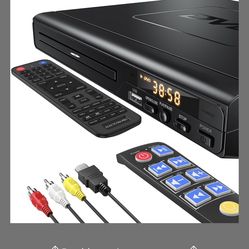 DVD Players For TV With HDMI, DVD Players That Play All Regions, Simple DVD Player For Elderly, CD Player For Home Stereo System, Included HDMI And RC