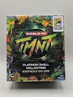 Playmates Toys World of TMNT Platinum Shell Metallic Turtle Statue SDCC 2026