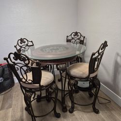 Table and chairs
