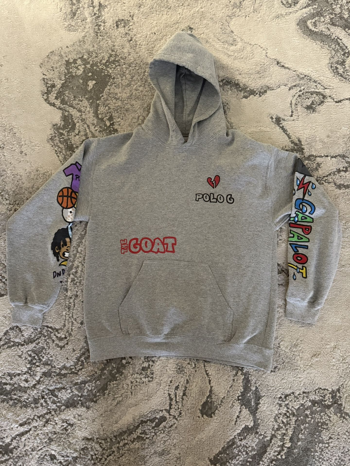 Polo G The Goat Hoodie (M) Gray