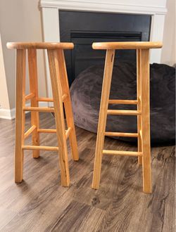 Counter high bar stools (2)