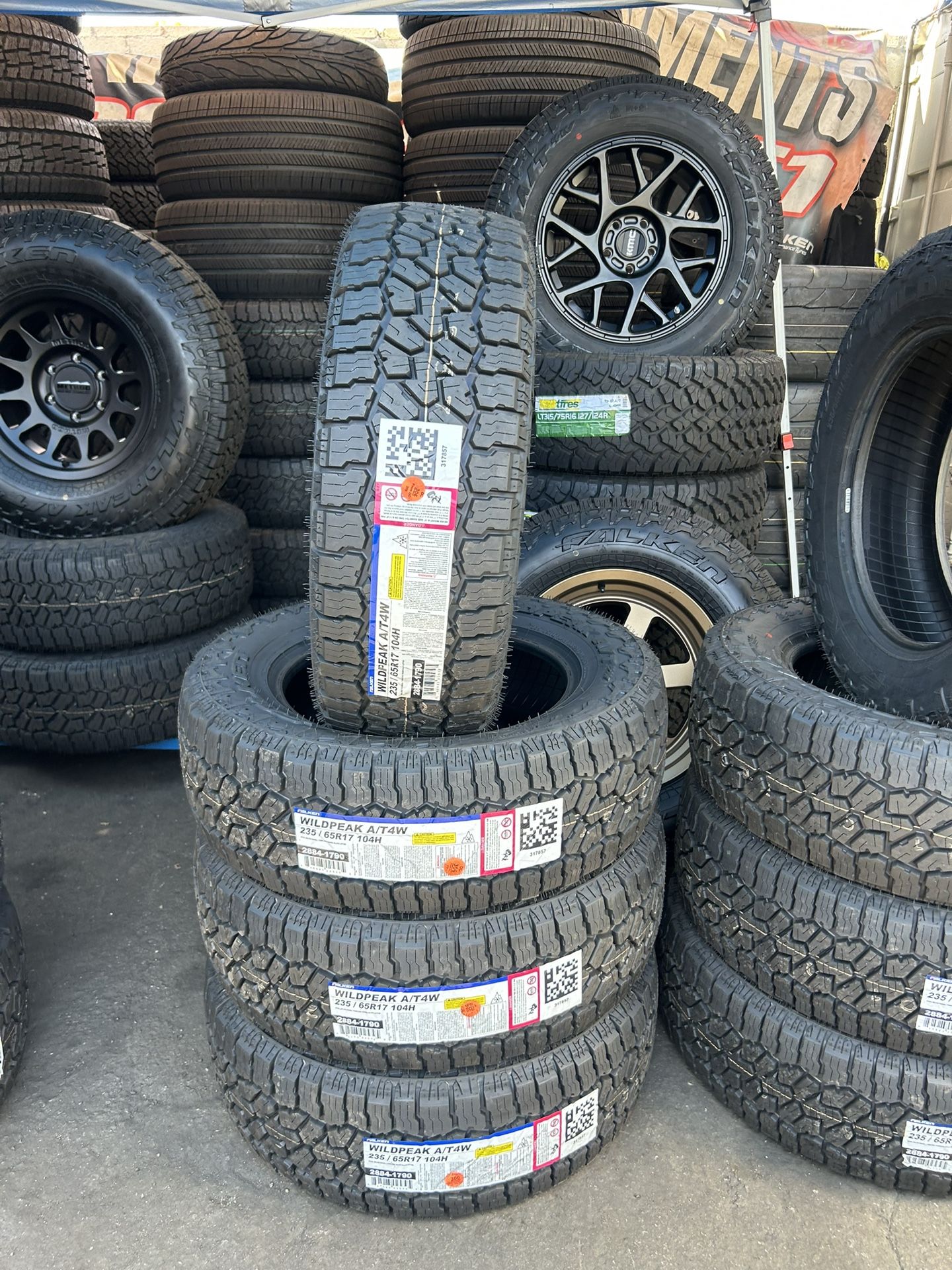 235/65/17 New Falken Wildpeak AT4W New Tires available Perfect for All terrain Vehicles!!
