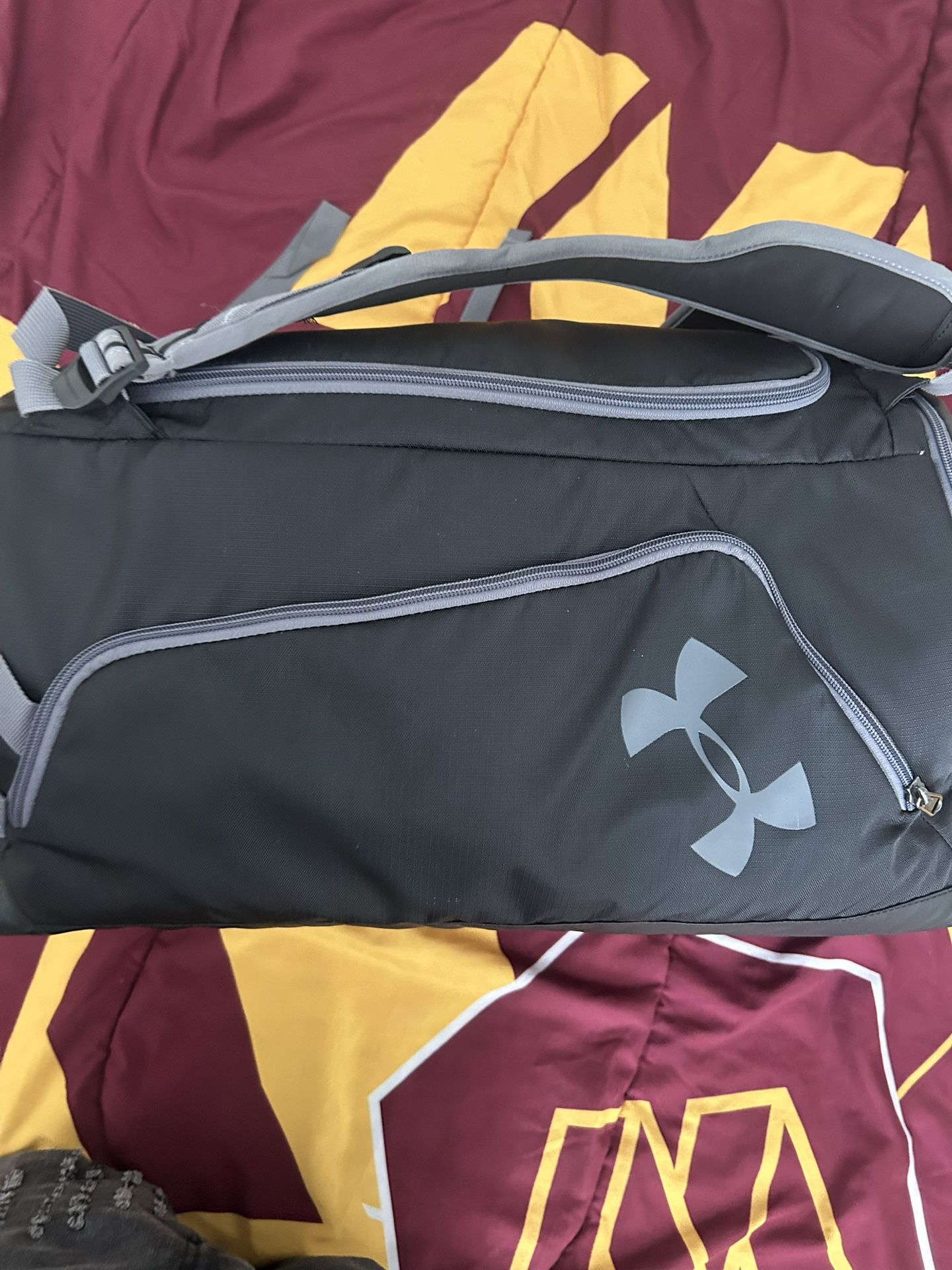 Under Armour Bag With Boxing Equipment Inside