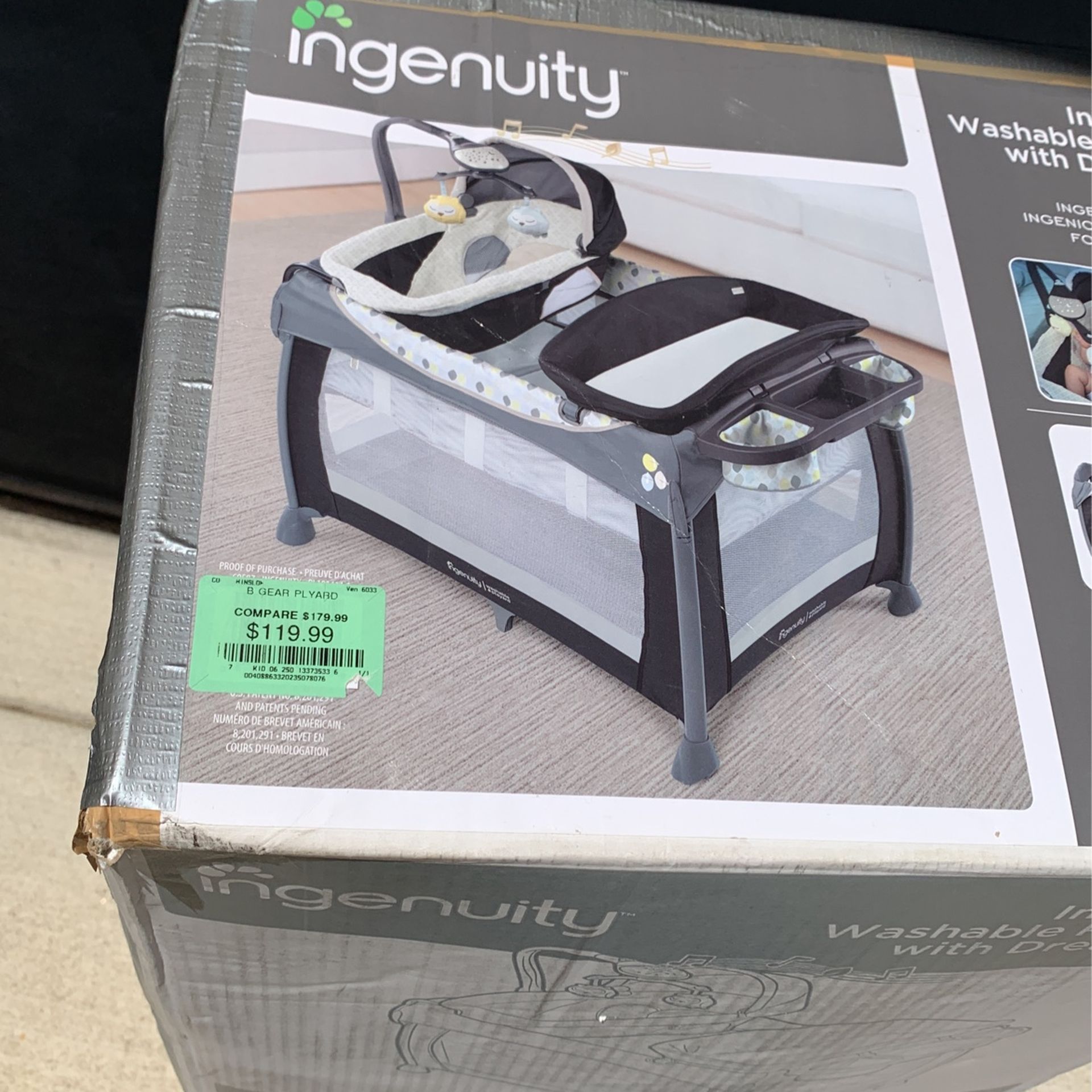 Ingenuity Washable Playard Deluxe With Dream Centre