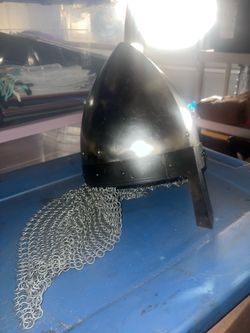 Medieval Style Chain Mail Helmet