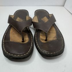 Born Vintage Brown Leather Sandals Size 9 /40 
