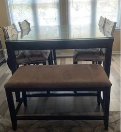Dining Table & Bench Set