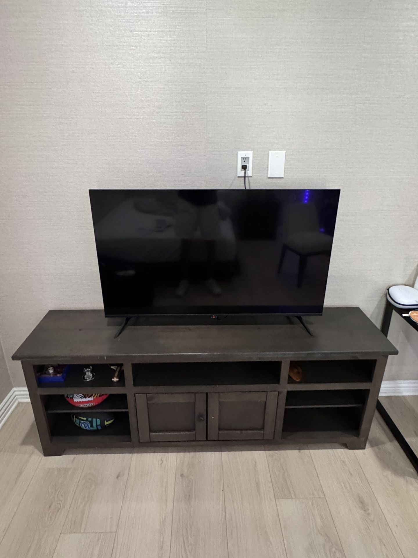 Restoration Hardware Entertainment Setup
