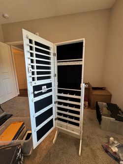 Mirror Jewelry Cabinet