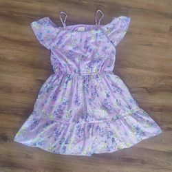 GIRLS CHILDREN'S PLACE SIZE XL/14 SPRING/ SUMMER FLORAL DRESS WITH ADJUSTABLE STRAP