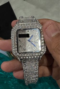Iced out watch