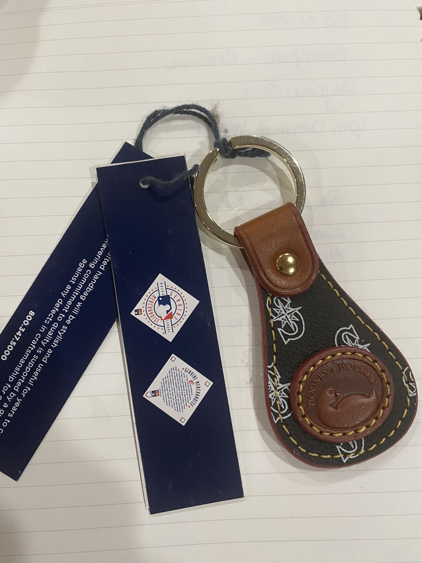 New Dooney & Bourke seattle Mariners Keychain 