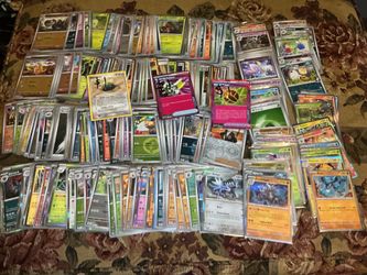 Pokemon Holo and reverse holo english card lot of 269 cards from 2020s