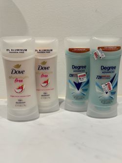 $4 each Dove & Degree Deodorant