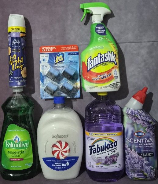 NASHVILLE, GA Pack Of 7 Household Cleaning Bundle
