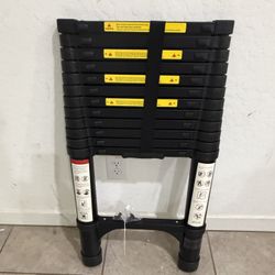 Heavy Duty Metallic Telescopic Ladder - New - L191 - 12.5 Feet 