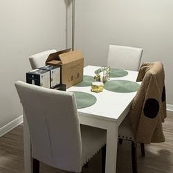 White Dining Table