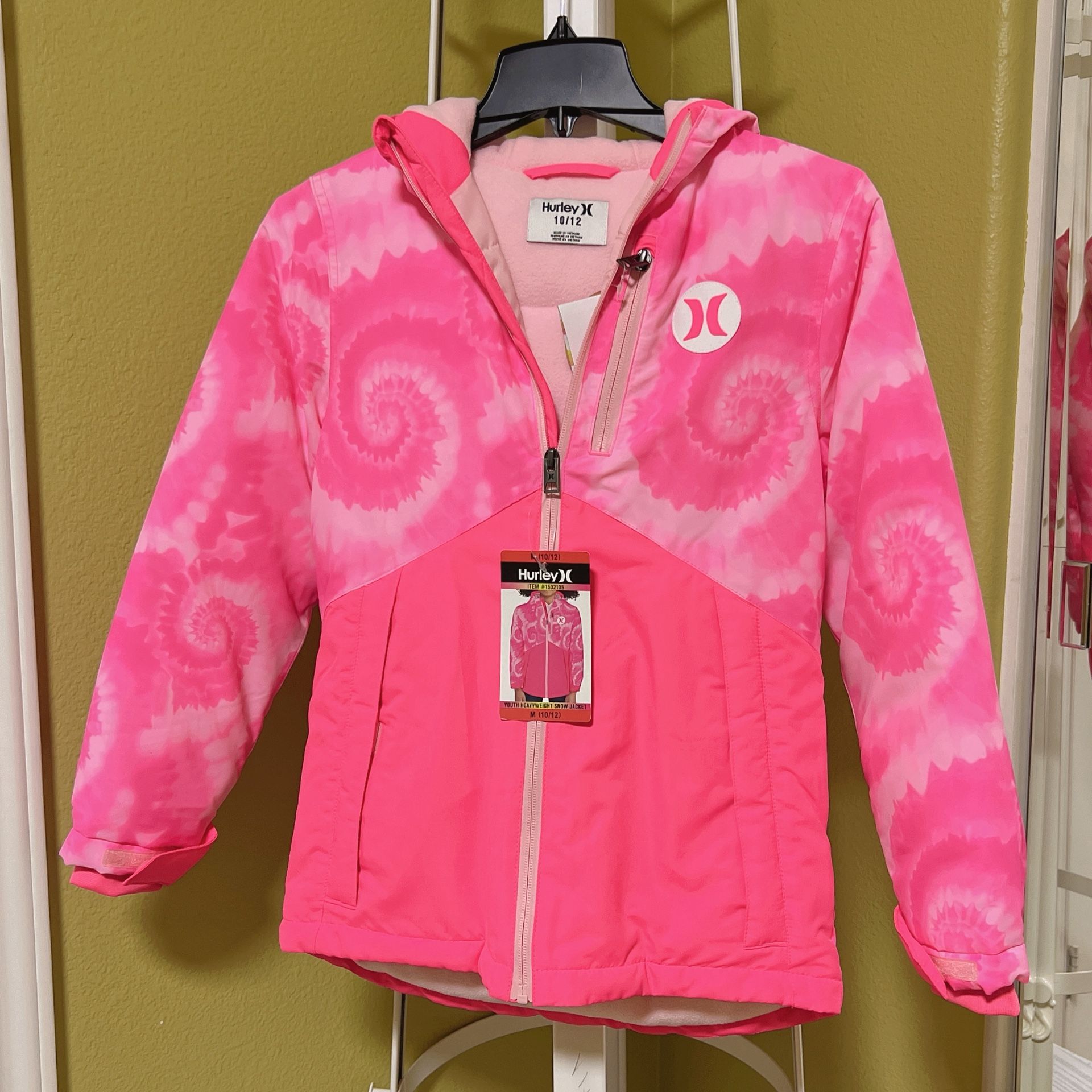 NWT Youth Girls Snowboard Jacket 10/12