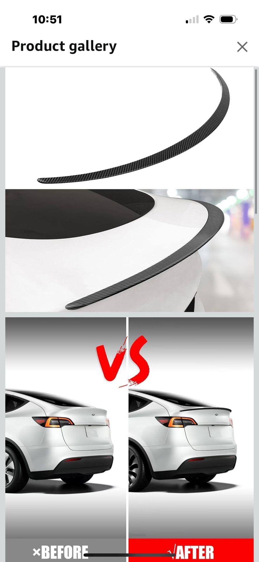 Tesla Rear Spoiler