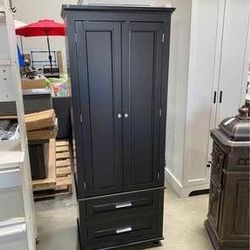 Assembled new Storage Cabinet with Doors and 2 Drawers Tall Kitchen Pantry Organizer