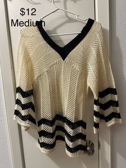 Knitted Beige Blouse