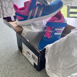 ADIDAS HYPERFAST 2.0 K RUNNING TRAINERS GIRLS SIZE 3
