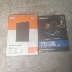 Portable HDD & SSD  drives 