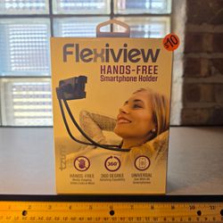 Flexview hands-free smartphone holder