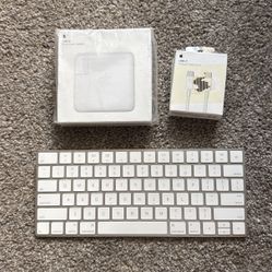 Moving! New: Apple Mouse, Keyboard, Power Adapter, Charge Cable