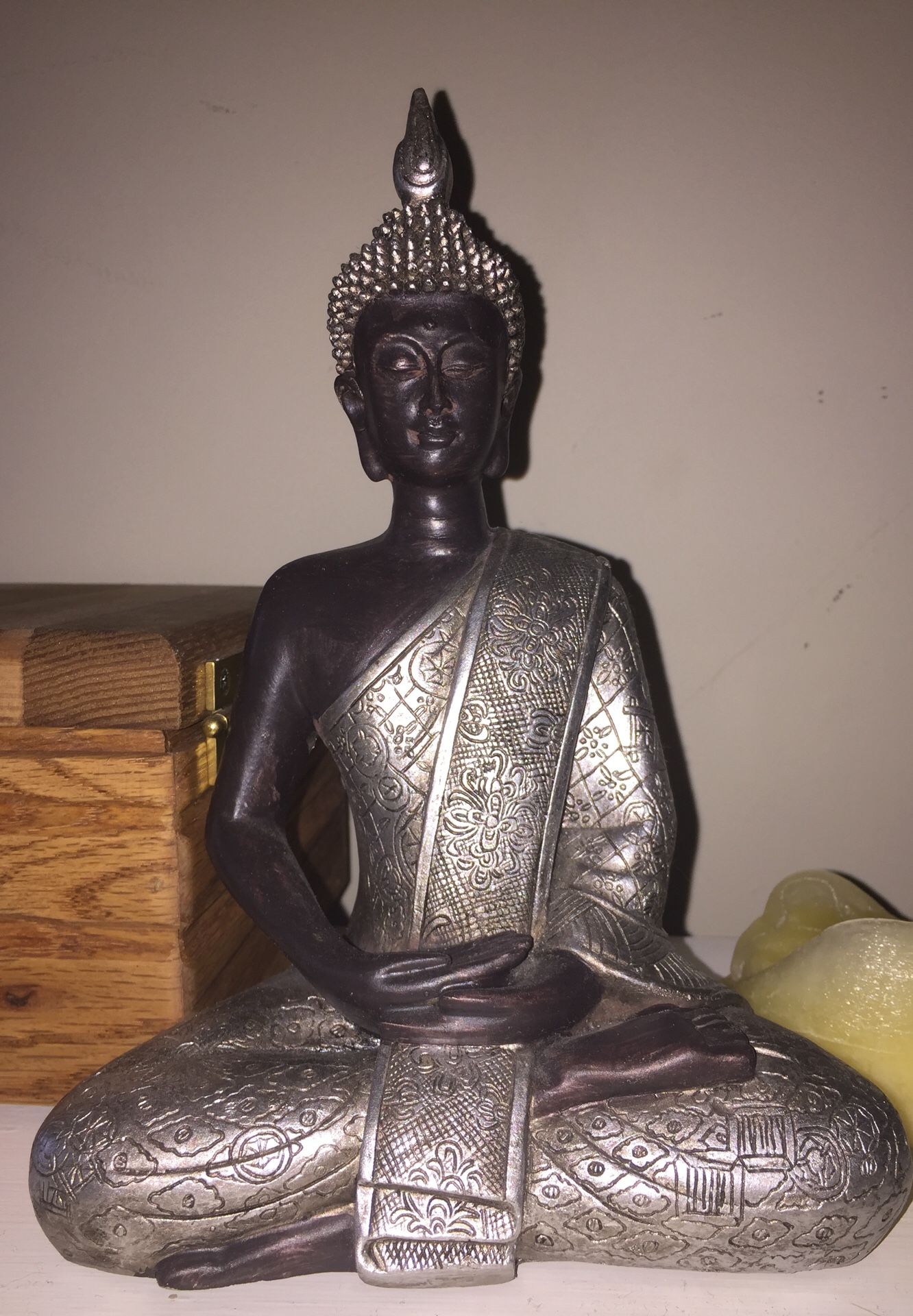 Silver Buddha figurine *pending pickup*