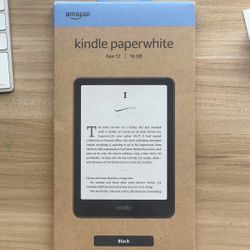 Amazon Kindle Paperwhite 12th Generation - 16GB - 7” - Black