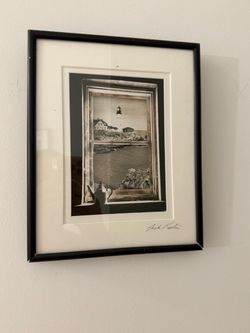 Signed lighthouse Photo