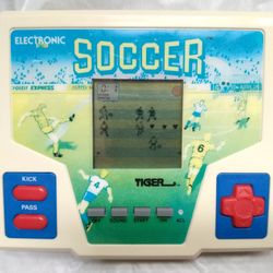 Vintage 1987 Tiger Electronics Soccer Handheld Retro Video Game